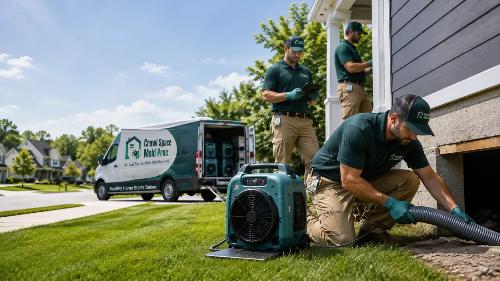 Crawl Space Mold Removal in Colfax, IA